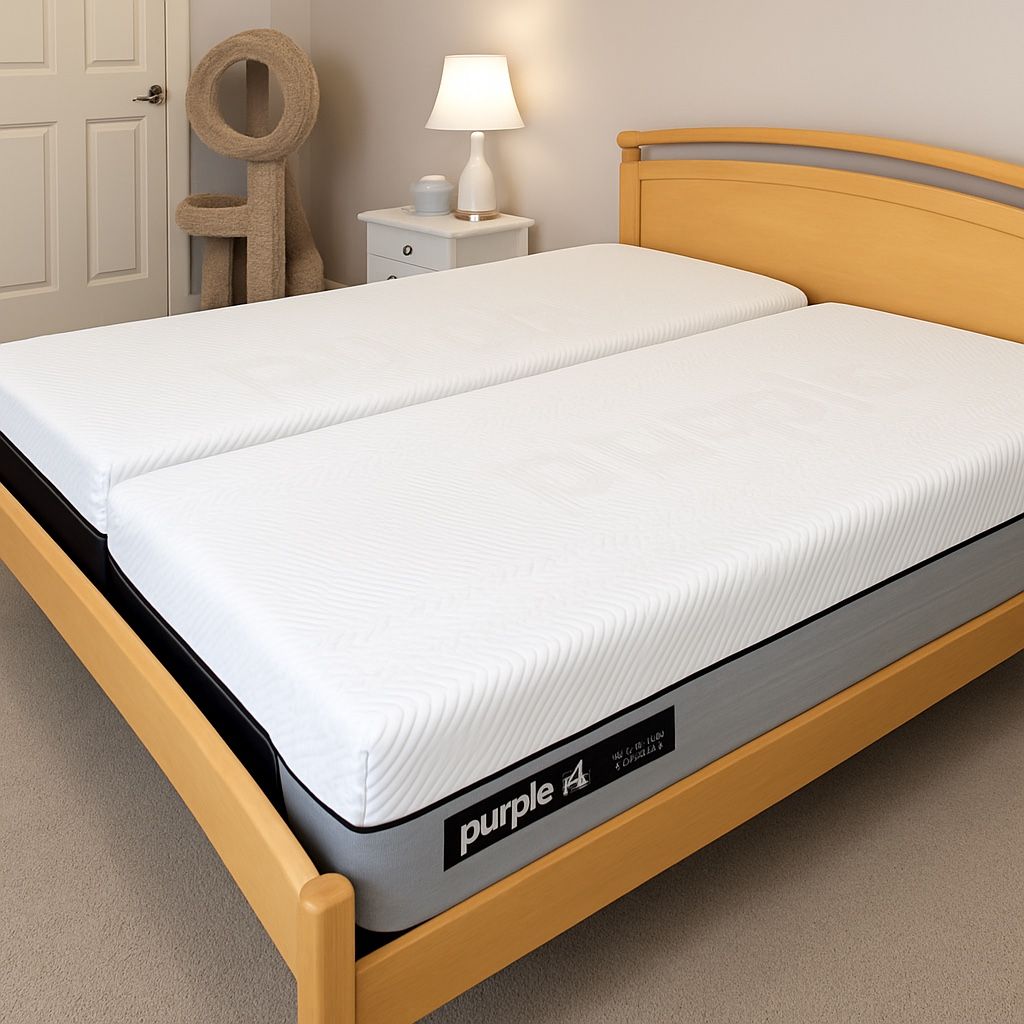 Purple.4 And 2 Mattress Split King – $1000 (Excellent Condition)
