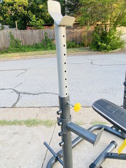 Gold's Gym XRS 20 Adjustable Olympic Workout Bench with Squat Rack