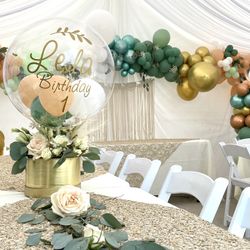 Flowers / Baby Shower balloons 