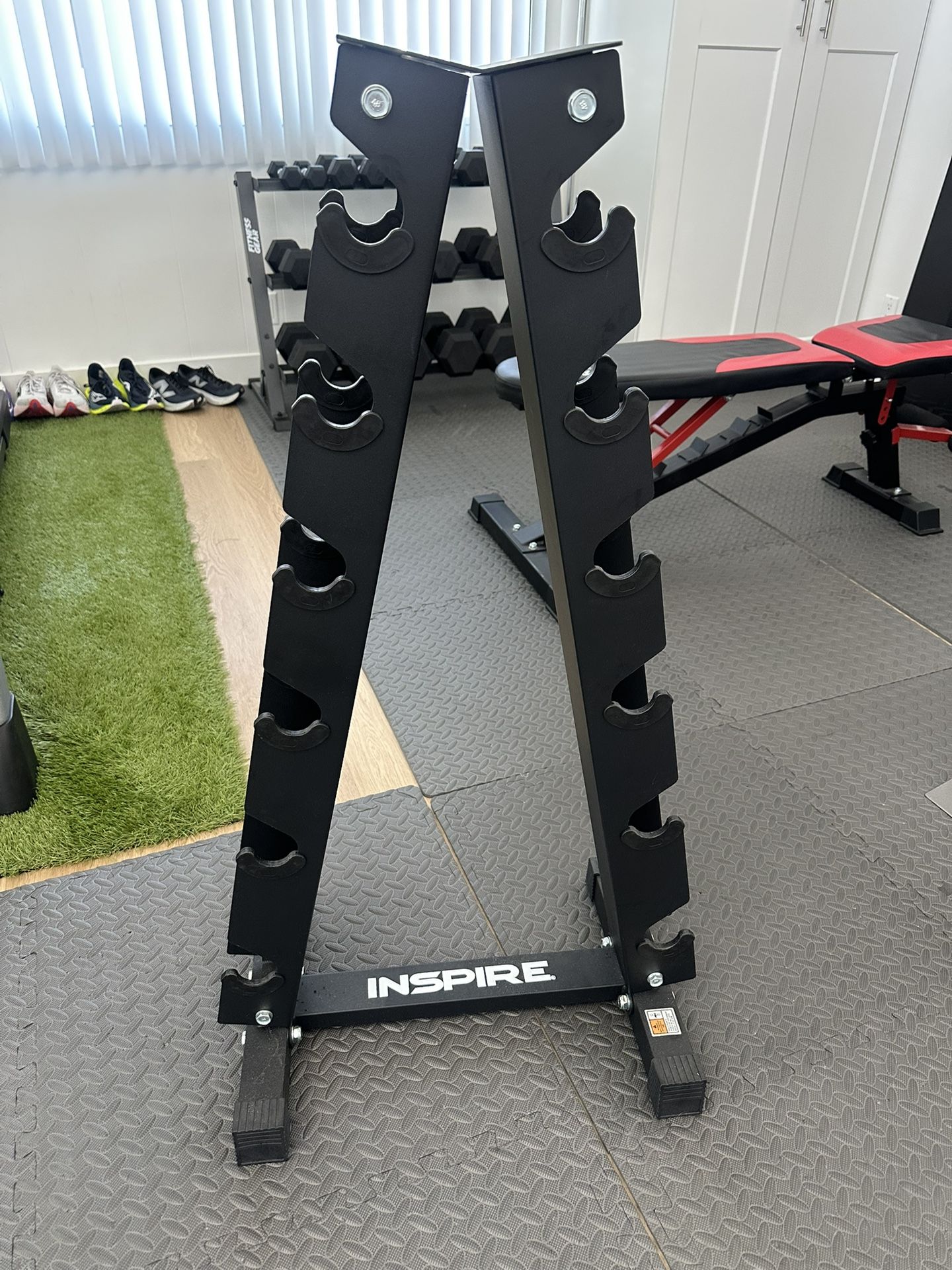 Inspire Fitness 6 Pairs Vertical Dumbbell Rack