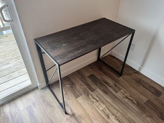 Wood And Metal Desk