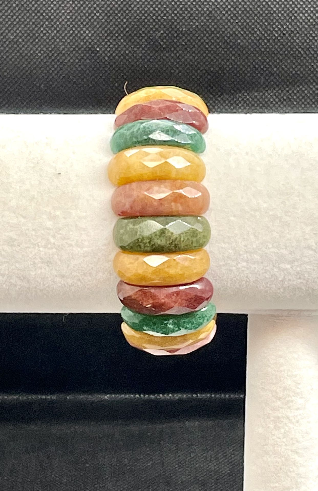 Multiple Gemstone Stretch Bracelet