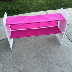 Little girl shoe shelf