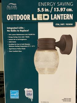 Altair Lighting Outdoor LED Lantern