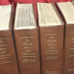 Westport Collectors Society The Philatectic History Of The United States  4 Volume Collection Covering Historic Events From 1565 Through 1977 Drawing 