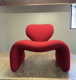Steel Flame Red Chair Beautiful New 