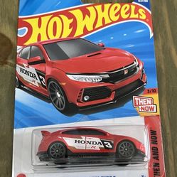 2025 Hot Wheels Then And Now 2018 Honda Civic Type R 