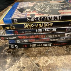 Sons Of Anarchy Whole Collection Blu Rays 