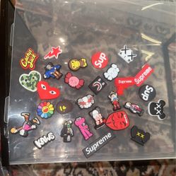 KAWS, SUPREME, BAPE, ETC Croc Charms! 