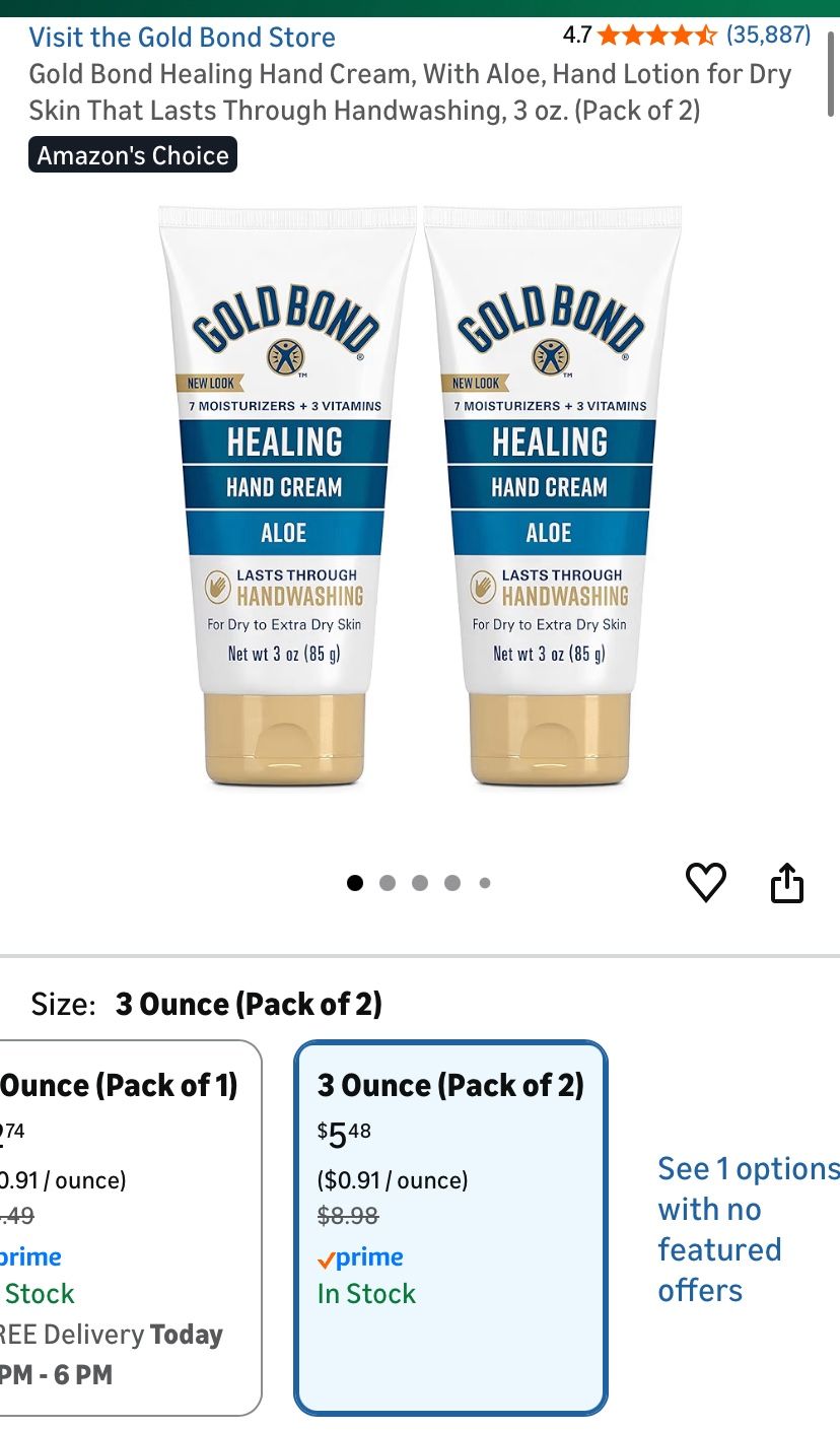 Gold Bond Healing Hand Cream