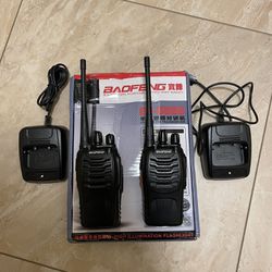Walkie Talkie Set Of Two Camping Equipment 