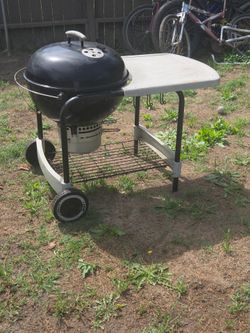 Weber BBQ cart