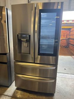 LG FRENCH DOOR KNOCK KNOCK 4 DOORS STAINLESS STEEL