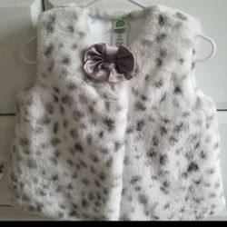 Baby Girls Fur Vest 24M