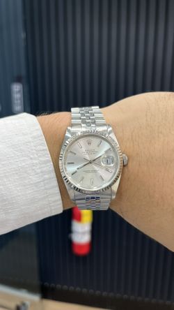 Rolex Datejust 36MM Silver Stick Dial