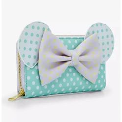 Loungefly Disney  Minnie Mouse Pastel Polka Dot Wallet