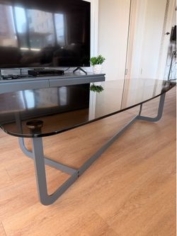 Dark Glass Coffee Table