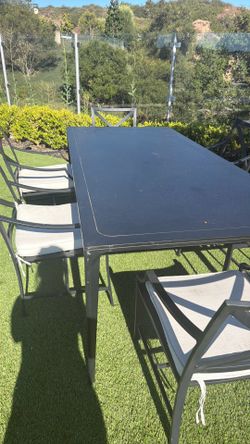 Restoration hardware outdoor dining set