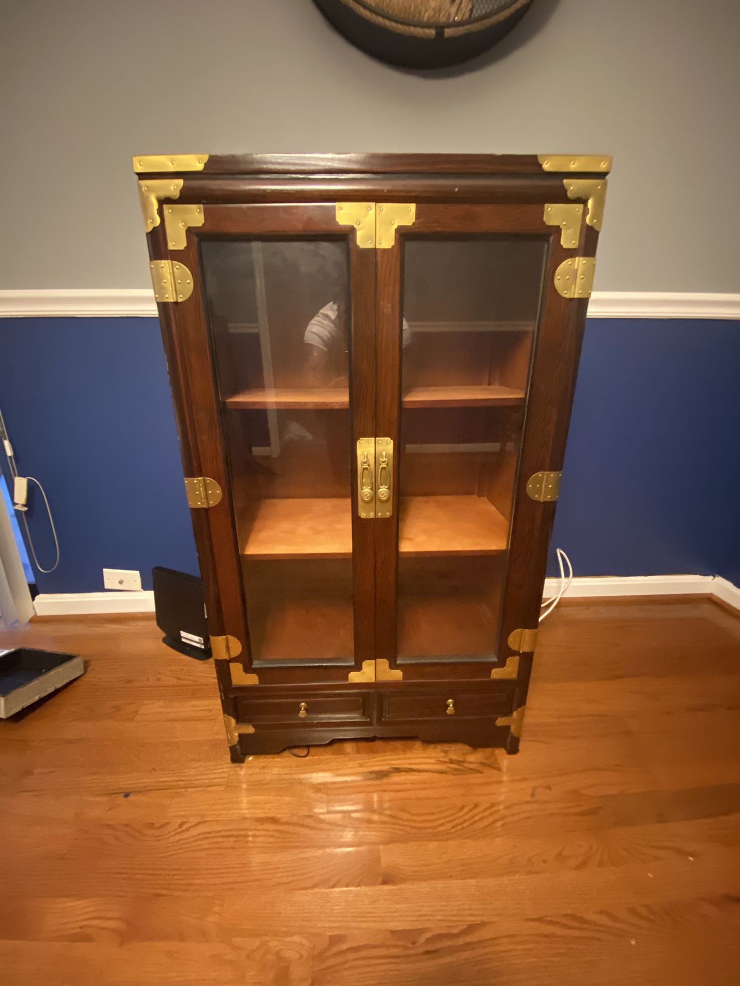 Antique Glass Door Cabinets (2 available) 4 Sale!