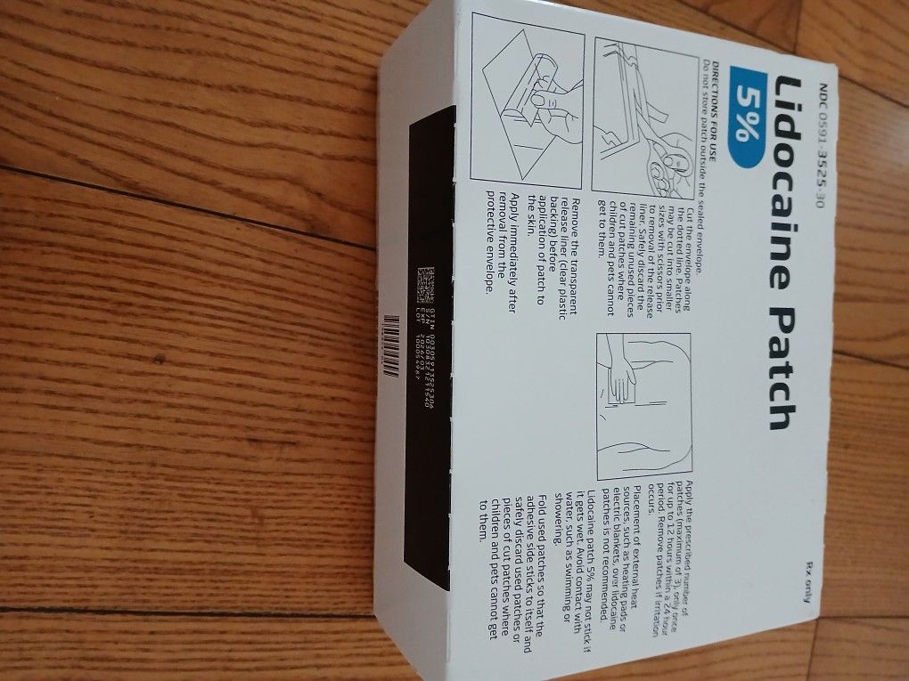 New Unopened Pain Patches