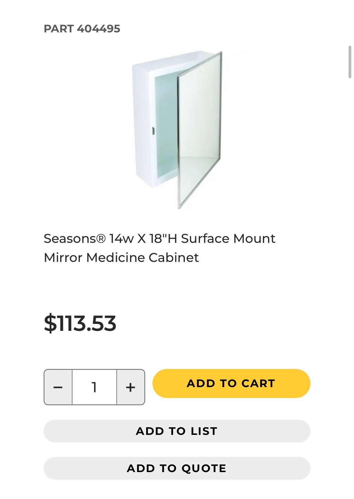 Mirror With Medicine Cabinet