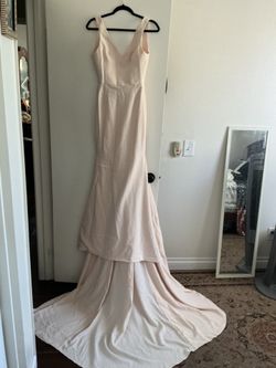 Blush Pink Mermaid Style Evening Gown size s never used