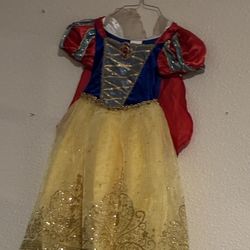 Disney Snow White Dress Toddler Size 2t-3t