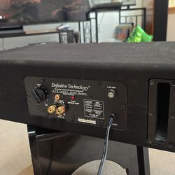 Definitive Technology CLR-2300 powered center channel speaker with built-in subwoofer