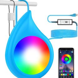 LED Pool Lights with APP Control, 10W RGB Dimmable Underwater Submersible Lights with Magnets, IP68 Waterproof Color Changing 12V Pool Lights for Ingr