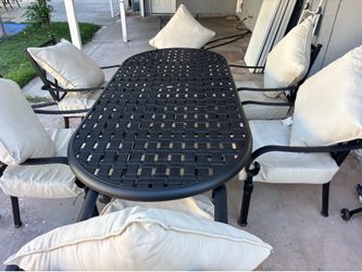 Patio table set
