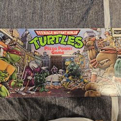 1987 TMNT Pizza Power Board Game