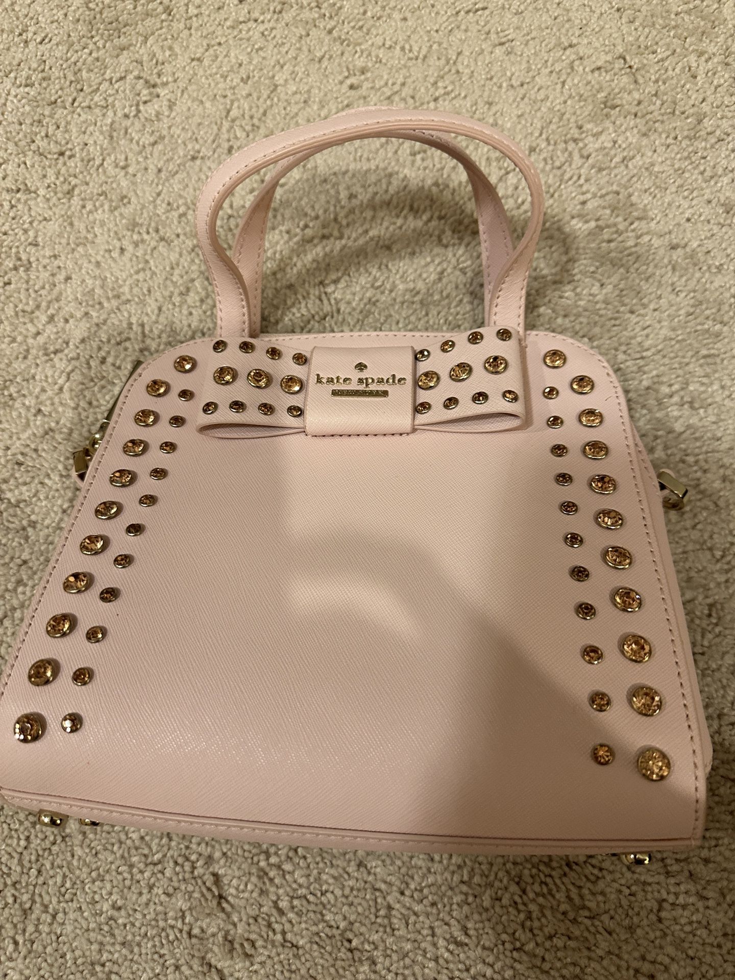 Powder Pink Clutch Tote Bag