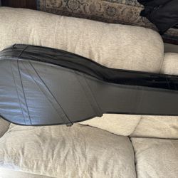 Crocodile Pattern Dreadnought Acoustic Guitar Case – Black Plush Interior