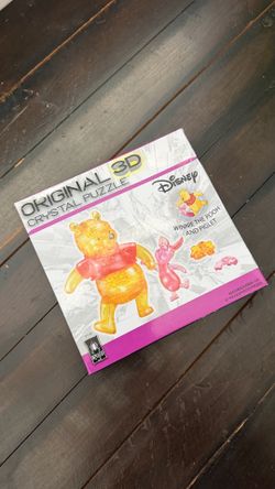 Winey The Pooh & Piglet Puzzle 3D crystal puzzle