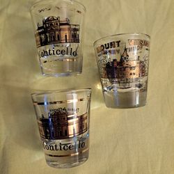 USA History Collector Shot Glasses