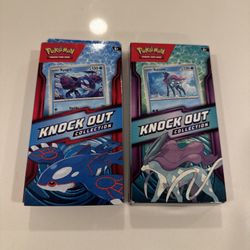 Knock out collection pokemon sealed x 2