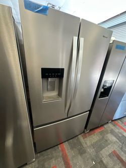 Whirlpool French door fridge 30cf 2026