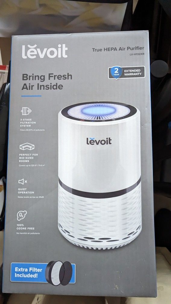 Levoit Aerone 129 Sq. Ft True HEPA Air Purifier with Replacement