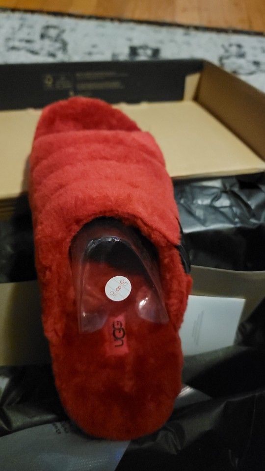 Brand NEW Red UGG Slippers