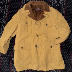 Vintage VIP Jacket Coat Mens Size 40 Brown Soft 