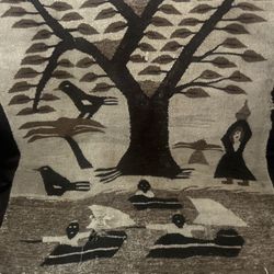 EGYPTIAN  KILIM TAPESTRY ATTRIBUTED TO RAMSES WISSA WASSEF