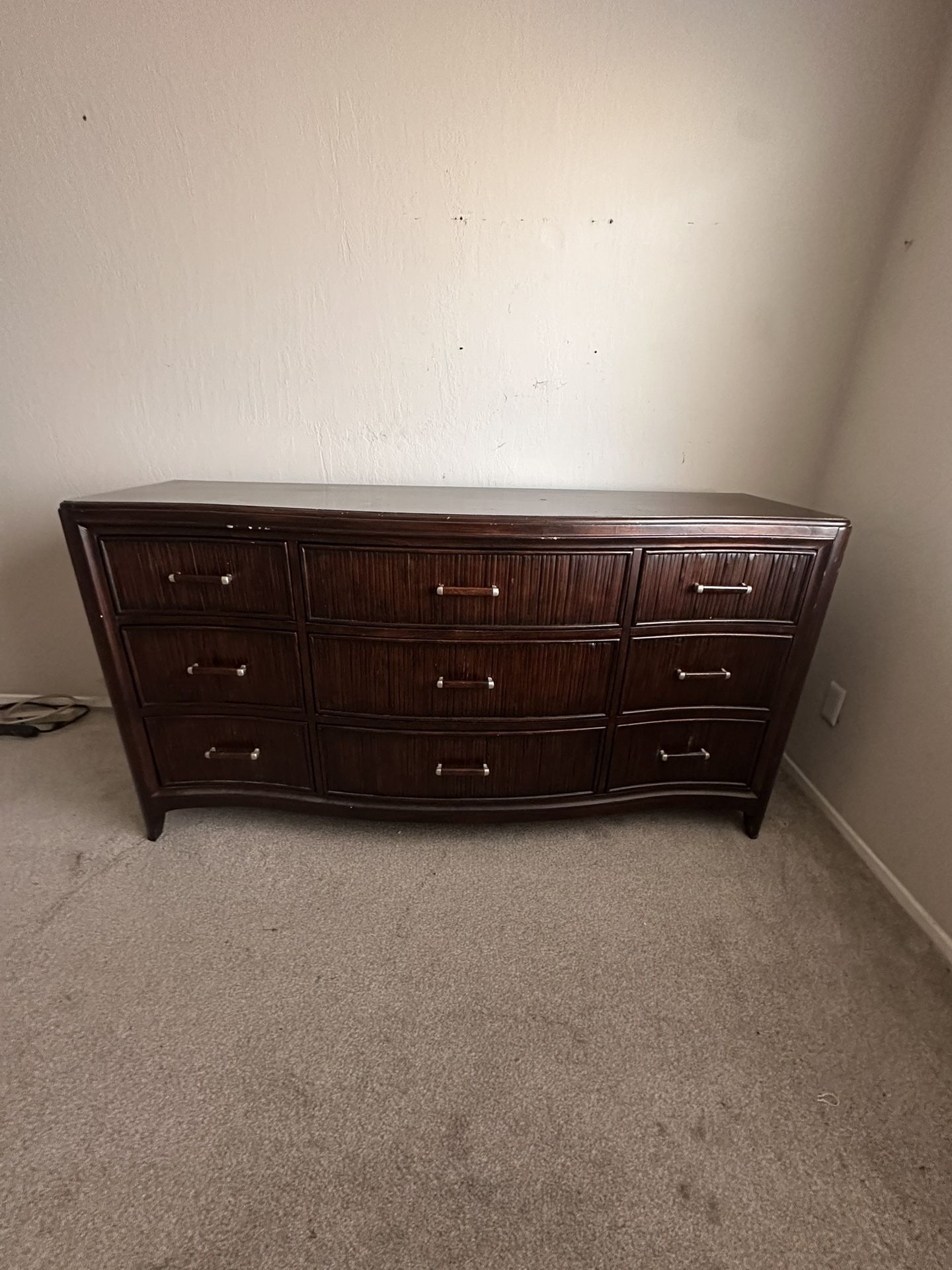 Dresser, Side Table, Mirror