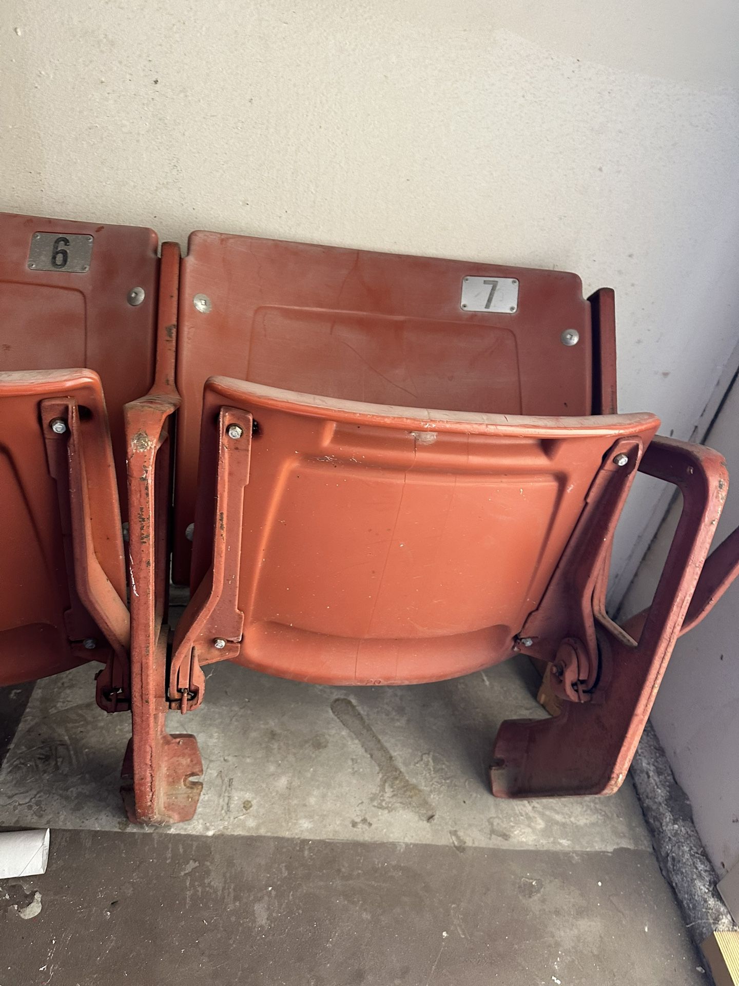 Vintage Angels Stadium seats