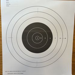 Bundle of 50 Paper Targets