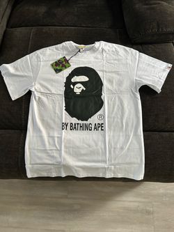 White shirt with black ape size L