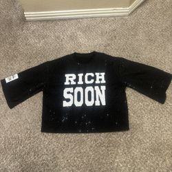 Black And White Rich Soon Shirt 