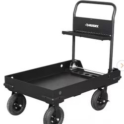 38 in. W All-Terrain Folding Tool Cart