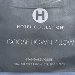 Hotel Collection European White Goose Down Pillow – Standard/Queen