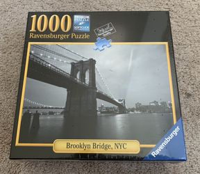 1,000 Piece Puzzle Brooklyn Bridge, NYC