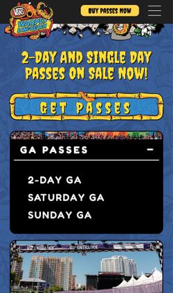 2 passes available for Vans Warped tour